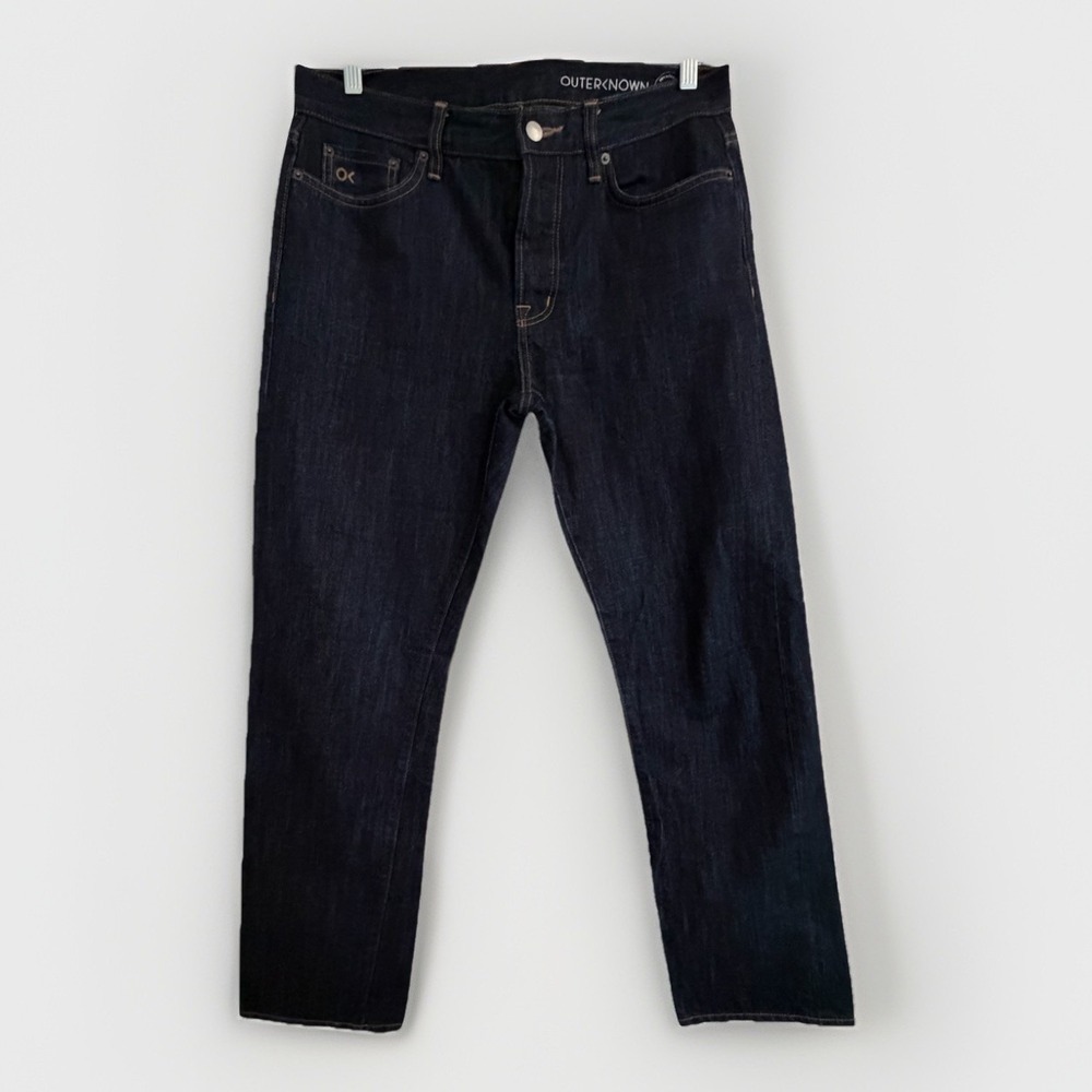 Outerknown Selvedge Organic Cotton Denim Jeans Men's 33x32 Blue Local Straight